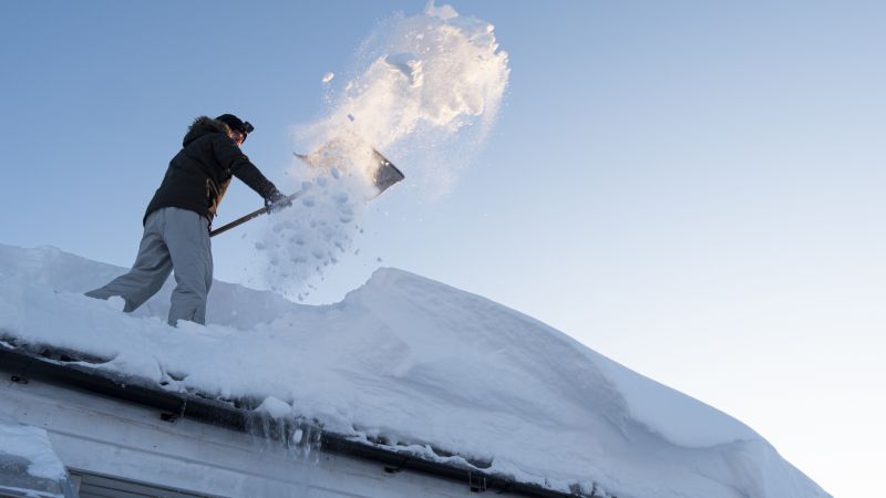 Roof Snow Raking in Long Island, NY